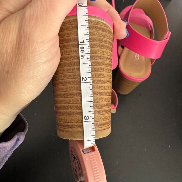 Soda - Willa Wedges - Fuchsia - 10 - Picture 8 of 9